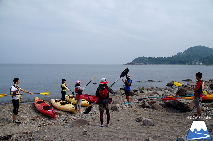 真夏の北海道・小樽塩谷 シーカヤックで目指せ『青の洞窟』！